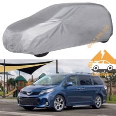 Bạt Phủ xe Toyota Sienna Vải Dù OXFORD Xuất Nhật Bản Siêu Bền, Bạt Trùm Xe Hơi Chống Nắng Mưa Bảo Vệ Xe